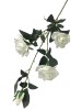 Haste de Rosa Veludo Branco A9103