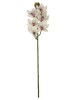 Haste de Orquídea Cymbidium Branca Com Roxo E.V.A A9400-2